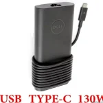 شارژر آداپتور اورجینال لپ تاپ دل Dell 20V 6.5A TypeC 130W - Image 2